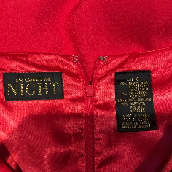 Liz Claiborne Coral Ball Prom Gown Size 6 - Picture 6 of 6